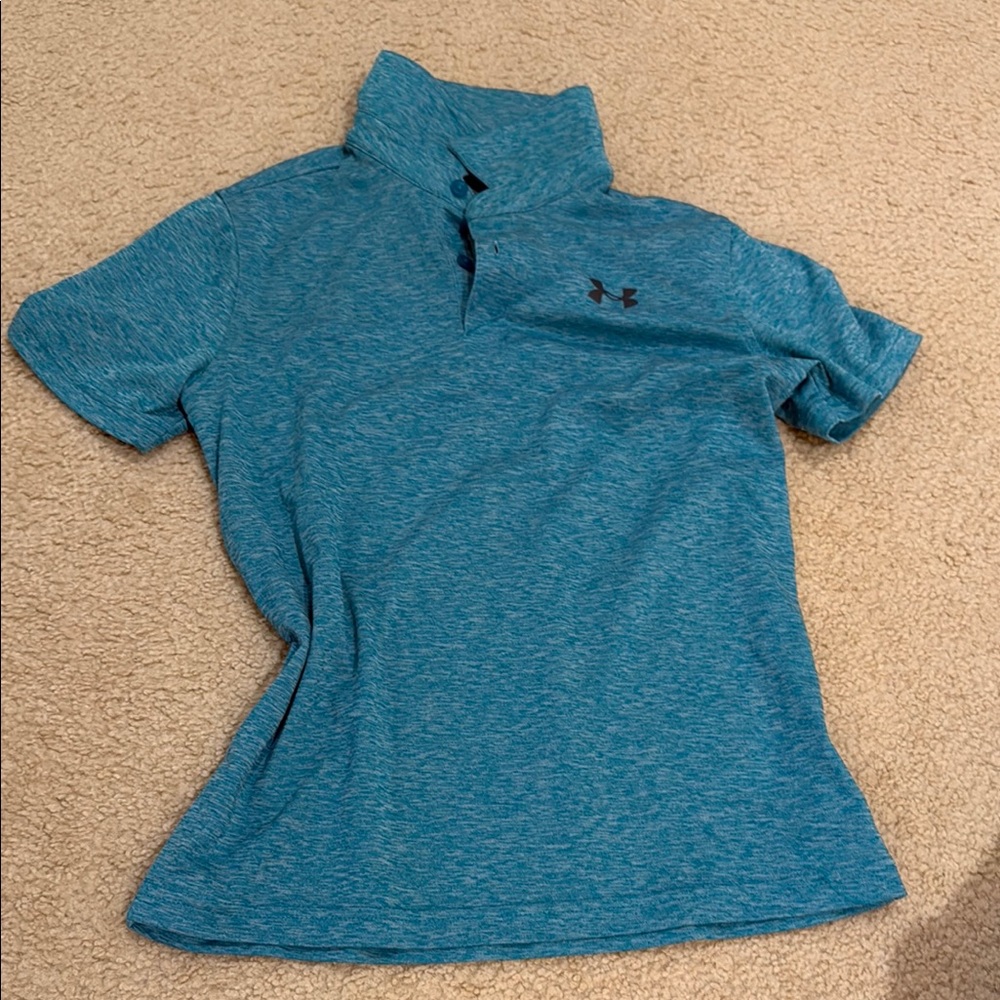 Under Armour Kids Blue Polo Shirt